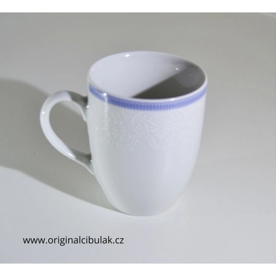 Hrnek Eva Opál 0.31 L modrá krajka 80136 Thun 1 ks český porcelán