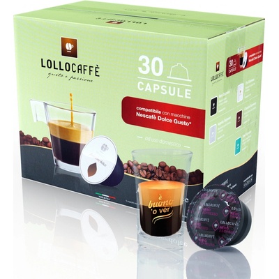 Lollo caffé NERO espresso do Dolce Gusto 30 ks