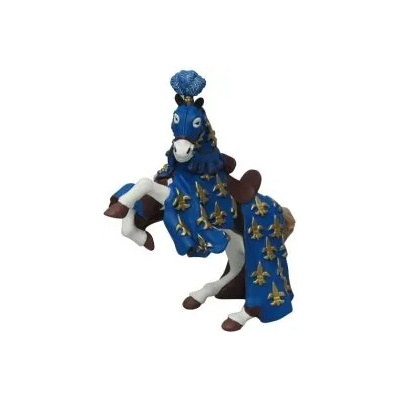 Papo - Фигурка за колекциониране и игра - Коня на принц Филип в синьо (39258)