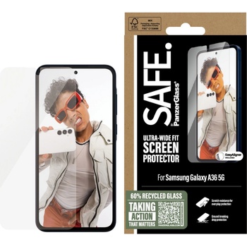Panzer Стъклен протектор Safe за Samsung Galaxy A36 5G, UWF, Прозрачен