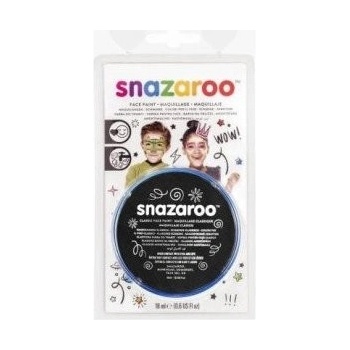 Snazaroo metalická barva na obličej 18 ml Černá
