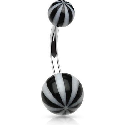 Šperky4U piercing do pupíku banánek BA01014-K