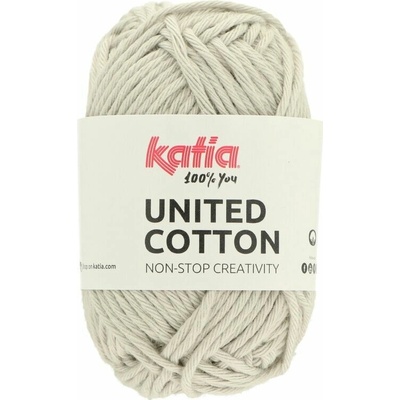Katia United Cotton Mini ball 14 sivá