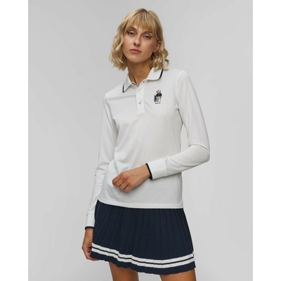 Ralph Lauren Rlx Golf Dámska Polokošeľa S Dlhým Rukávom Biela