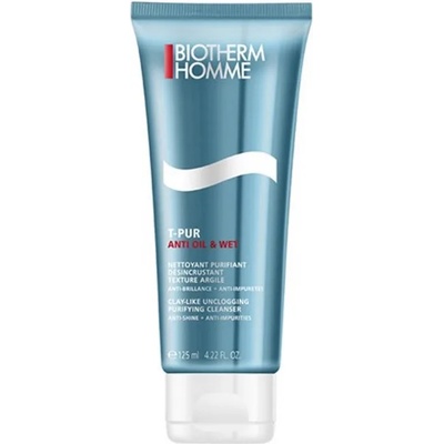 Biotherm T-Pur Anti Oil & Shine Cleanser Ексфолиант за лице мъжки 125ml