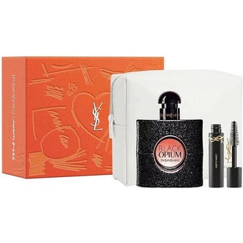 Yves Saint Laurent Комплект Black Opium - Парфюмна вода и Спирала, 50 + 2 ml + Несесер