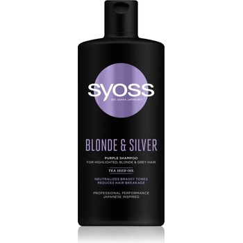 Image 1 of Syoss Intense Blonde лилав шампоан за руса и сива коса 440ml