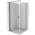 Mexen Mist-B подвижна душ кабина 75 x 75 см, прозрачна, четкав сив цвят (8A2T-075-075-66-00)