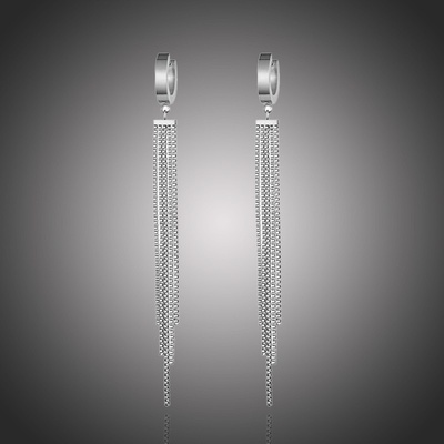 Victoria Filippi Stainless Steel ocelové náušnice Diana chirugická ocel NAUE170690366R-2/7 stříbrná