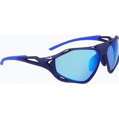 Nike Слънчеви очила Nike Zeus Rise matte void blue/blue mirror