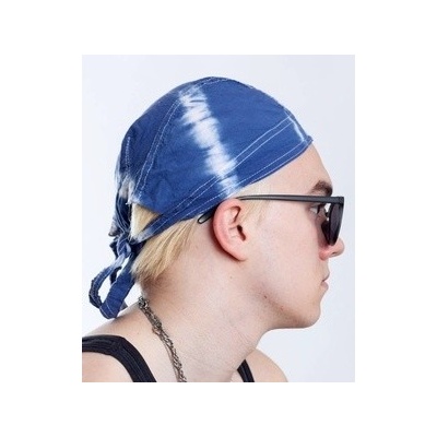 šátek na hlavu/čepička blue Batik