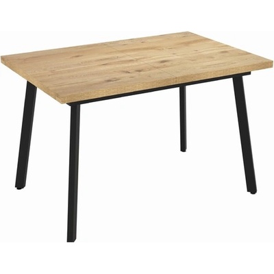 Bogdan Furniture Europe Трапезна маса lini разтегателна, дъб артисан/черно