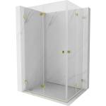 Mexen Lunar-F Duo сгъваем душ кабина 85 x 70 см, прозрачна, златна - 836-085L-070P-50-00 (836-085L-070P-50-00)