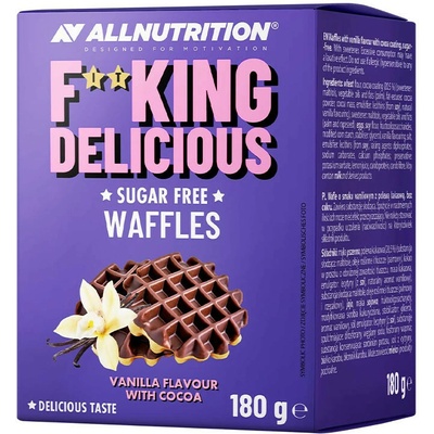 Allnutrition Fitking Delicious Waffle Vanilla Flavour With Cocoa 180 g