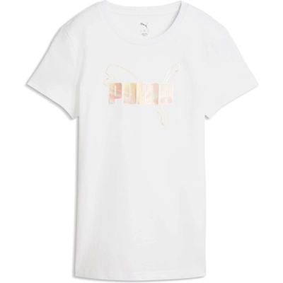 PUMA Essentials logo lab metallic tee l