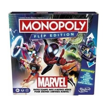 Hasbro Настолна игра Hasbro Monopoly Flip Edition MARVEL