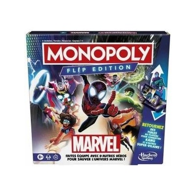 Hasbro Настолна игра Hasbro Monopoly Flip Edition MARVEL
