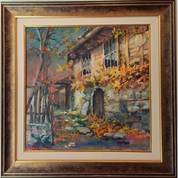 Картина със селски пейзаж