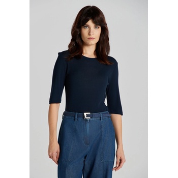 Gant SLIM LIGHTWEIGHT SS T SHIRT modrá