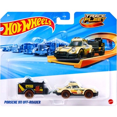 Mattel Метална количка Hot Wheels Track Fleet - Porche 911 OFF-Roader, 1: 64 (HYT56)