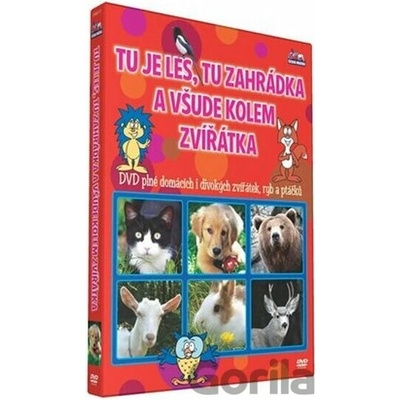 Tu je les, tu zahrádka a všude kolem zvířátka DVD