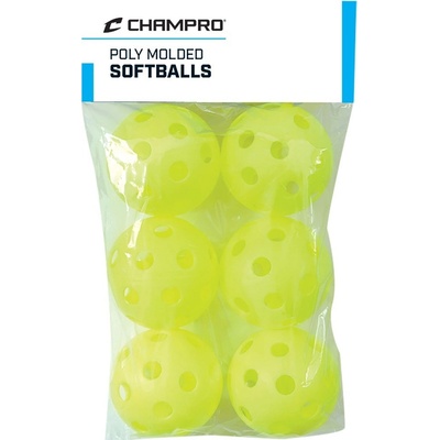 Champro POLY MOLDED SOFTBALLS 6 ks