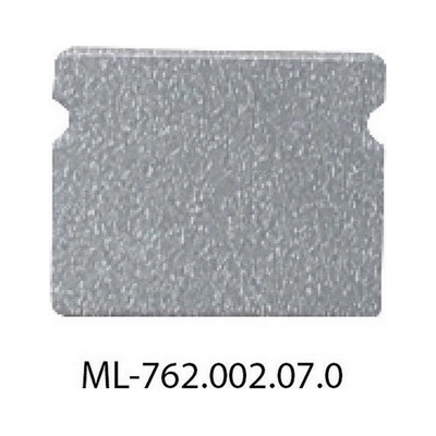 ML-762.002.07.0 Koncovka bez otvoru pro PT stříbrná barva, 1 ks