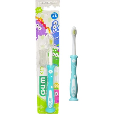 GUM Kids dětský kartáček Monsters 3-6 let