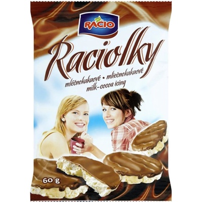 Racio Raciolky mliečno čokoládové 60 g