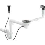 Hansgrohe Автоматичен сифон Hansgrohe D14-11 за гранитна мивка с единично легло (43931800) Мивка за вграждане