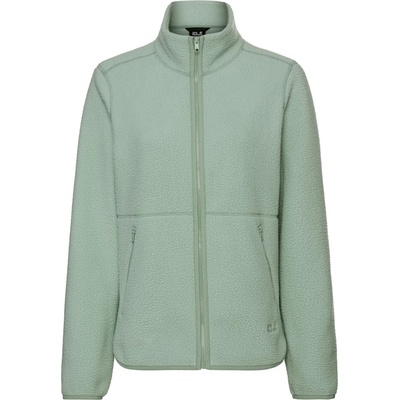 Jack Wolfskin Дамско поларено яке Jack Wolfskin Women's Lite Curl Fullzip Fleece jacket - Green Zinnia - размер XXL (105-7187-0316)