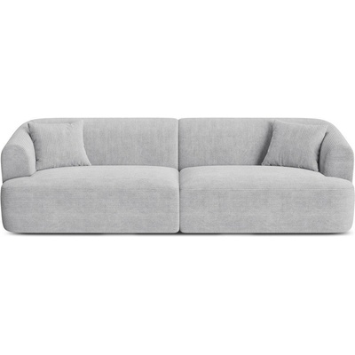 Cosmopolitan Design Светлосив диван от рипсено кадифе 255 cm Campi - Cosmopolitan Design (COS_4S_266_F1_CAMPI5)