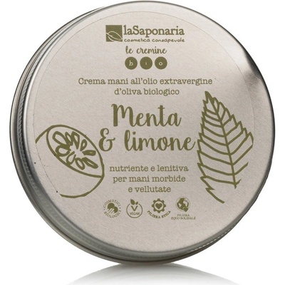 laSaponaria Krém na ruky s mätou a citrónom 60 ml