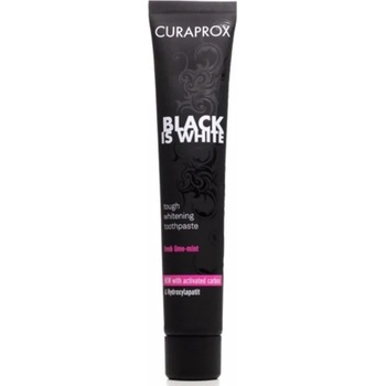CURASEPT Избелваща паста за зъби с активен въглен, Curaprox Black is White Tough Whitening Toothpaste 90ml
