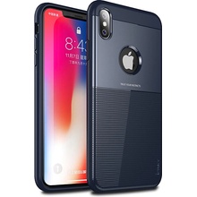 Pouzdro IPAKY Apple iPhone Xs Max - plastové / gumové - tmavě modré