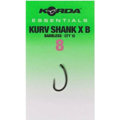 Korda Háčky Essentials Kurv X Barbless 10ks Vel. 8