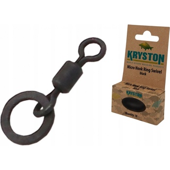 Kryston Micro Hook Ring Swivel / Mini obratlík s kolečkem 10 Ks