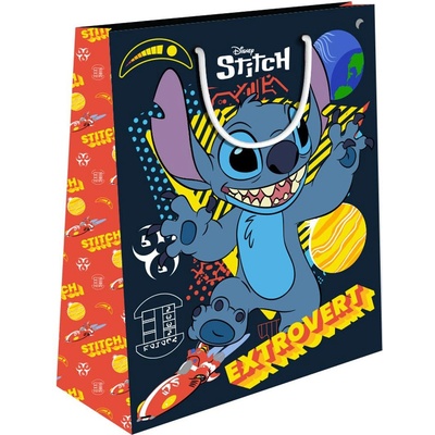 Diakakis Подаръчна торбичка License M, 18x11x23cm, Lilo&Stitch (32214-А-LILOSTITCH)