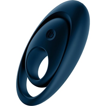 Satisfyer Glorious Duo - вибриращ пенис пръстен (син)
