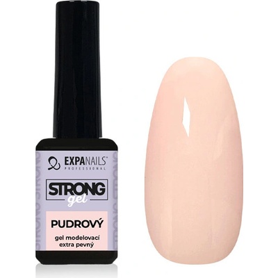 Expa nails Uv Led modelovací gel strong pudrový 11 ml