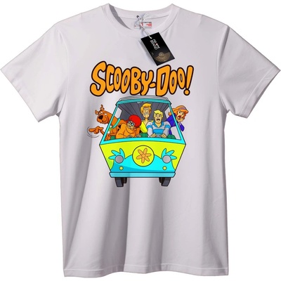 NOONEBRAND Тениска Scooby-Doo Мистериозна Машина - S, White