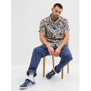 GAP Риза от лленобленда GAP GAP | Sin | МЪЖЕ | XS - zoot - 63,78 лв