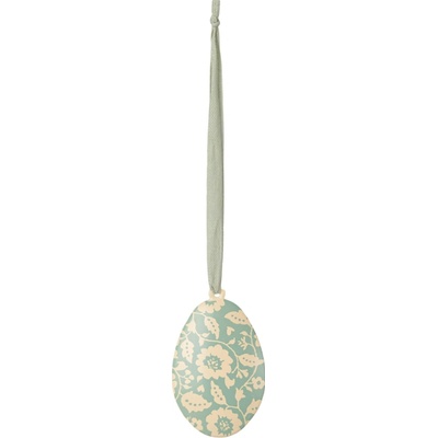 Maileg Veľkonočná dekorácia Egg Flowers Mint 6 cm