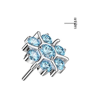 Šperky4U Ozdoba k PUSH IN piercingu TITAN TIT1390-Q
