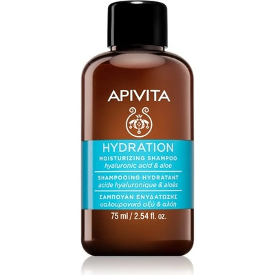 Apivita Holistic Hair Care Hyaluronic Acid & Aloe hydratačný šampón 75 ml