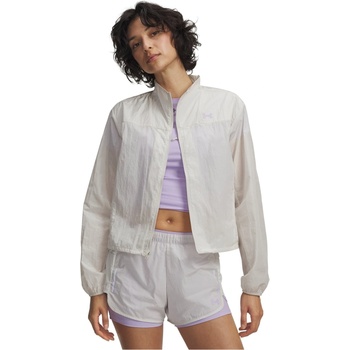 Under Armour Дамско яке Under Armour Womens Explor Trail Run Wind Jacket - White/Purple