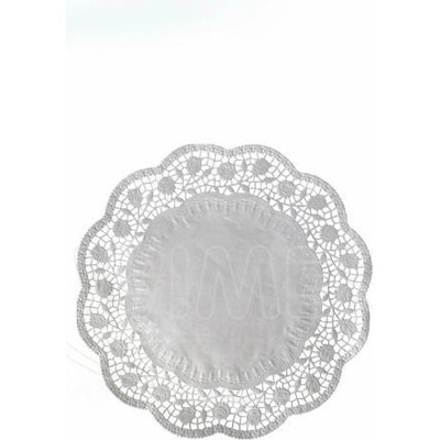 Wimex Dekoračná krajka PAP okrúhla biela O10cm 500 ks