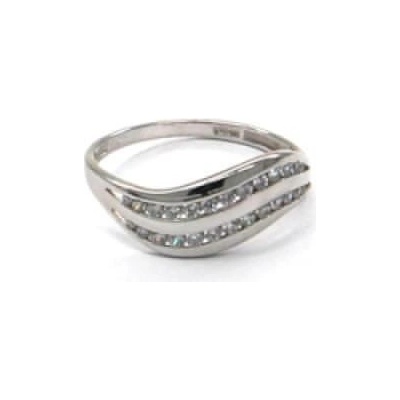 Pattic Prsten z bílého zlata ARP566801W