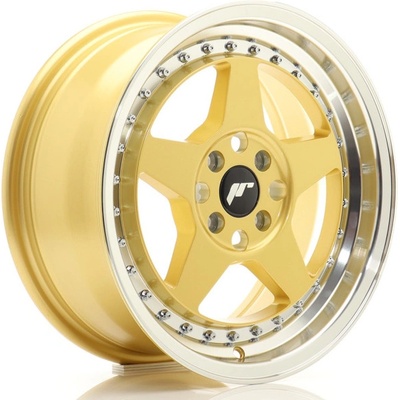 JR Wheels JR6 7x16 4x100 ET35 Gold machined lip – Hledejceny.cz