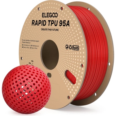 Elegoo Rapid TPU 95A Red - 1, 75 mm / 1000 g (50.203.0633)